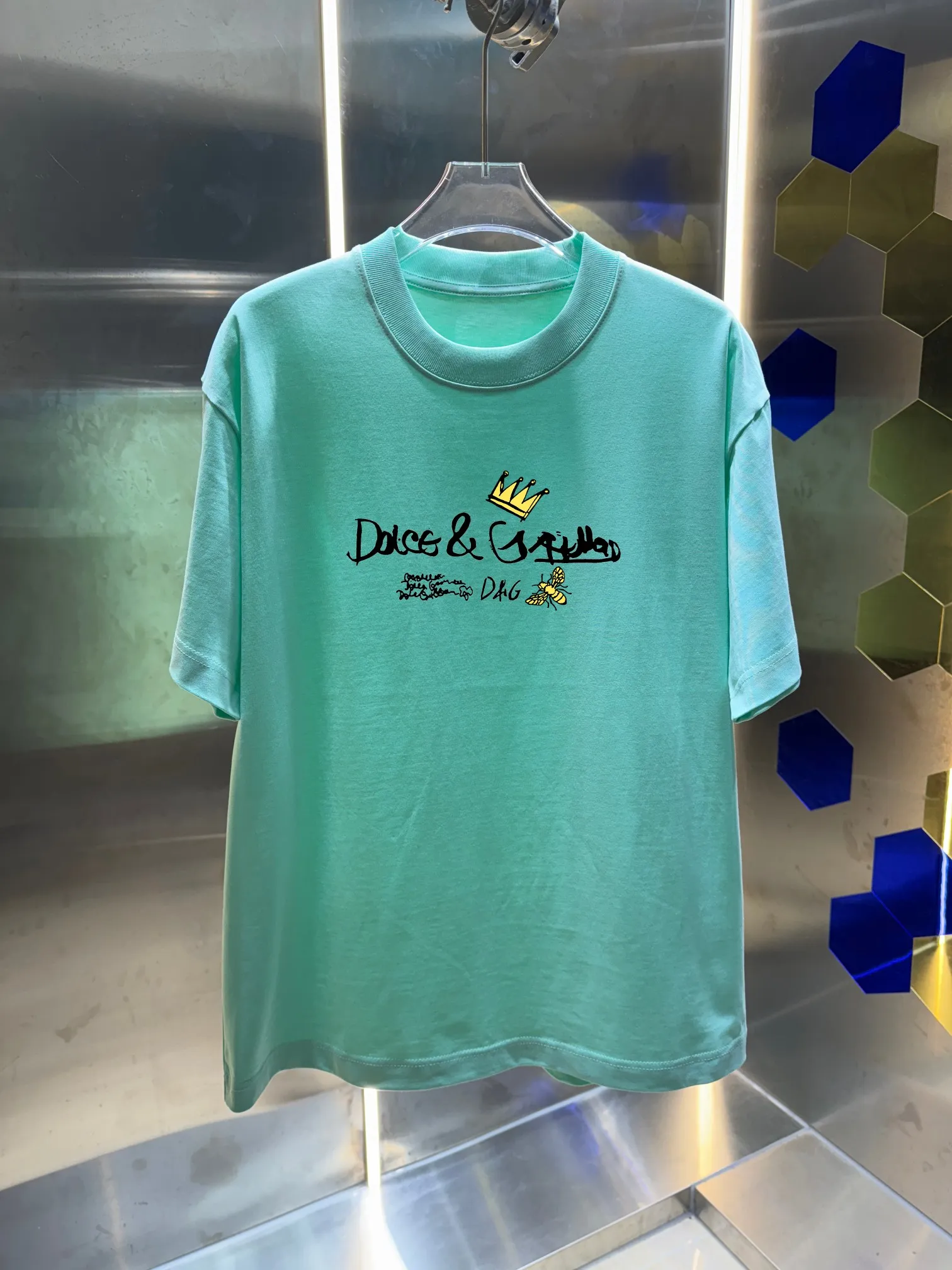DG/ 2025ss Logo Versatile T Same Style ：Black White Green Purple Size: S M L XL XXL